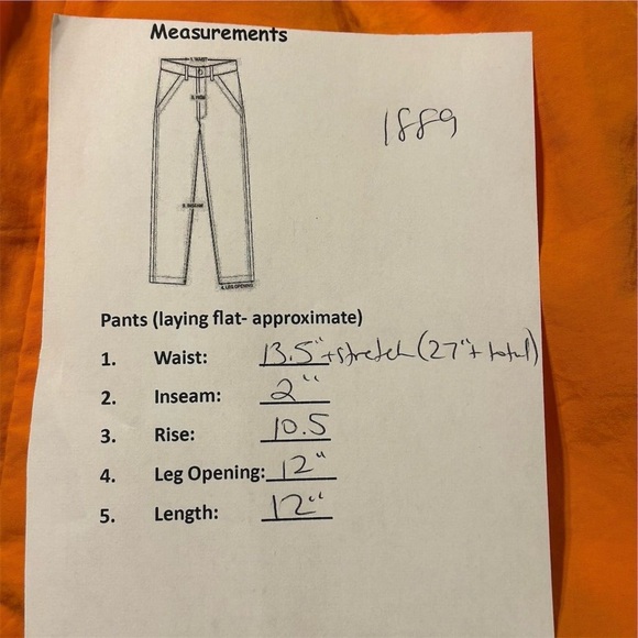 Urban Renewal Orange Athletic Shorts Lightweight Design - Picture 7 of 8